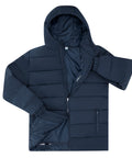 tumši zila parka EREN ar izšuvumu un personalizāciju uzņēmumiem