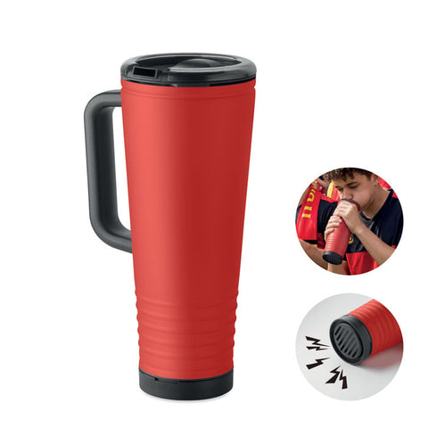 fanu termokrūze ar logo howler sarkana 700ml