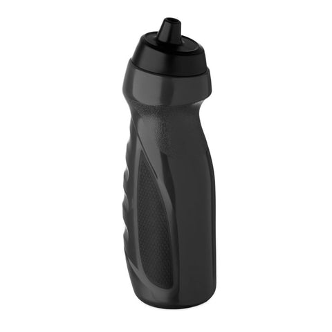 FERSK sporta pudele 700 ml melnā krāsā ar apdruku lietošanā treniņa laikā