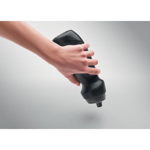 FERSK sporta pudele 700 ml melnā krāsā, prezentreklāma ar apdruku un ergonomisku rokturi