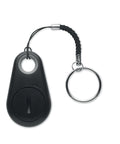 melns FIND ME bluetooth key finder ar apdruku vai lāzergravējumu un logo personalizāciju