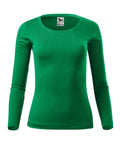Fit Ls T-krekls ar logotipa apdruku