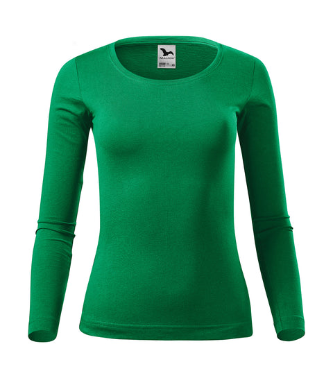 Fit Ls T-krekls ar logotipa apdruku