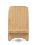 BARBRA 10W lādētājs ar dabīga koka apdari un logo apdruku