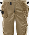 Fristads Green Craftsman GS25 puskombinezons ar logo, bēšs