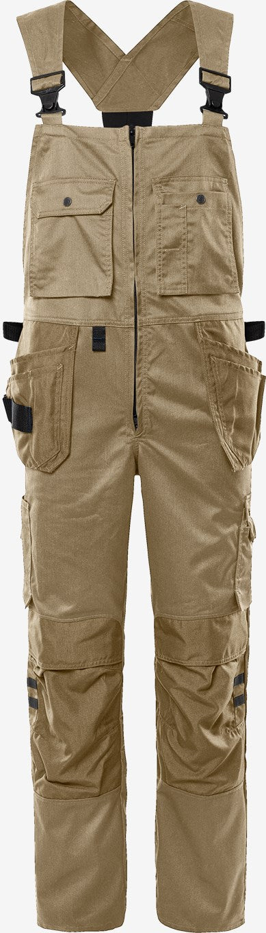 Fristads Green Craftsman GS25 puskombinezons ar logo, bēšs