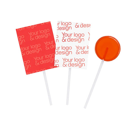 fruit ledenes ar logo uz kociņa personalizēts iepakojums