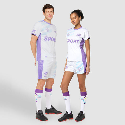 komandas futbola forma ar zeķēm ar logo football