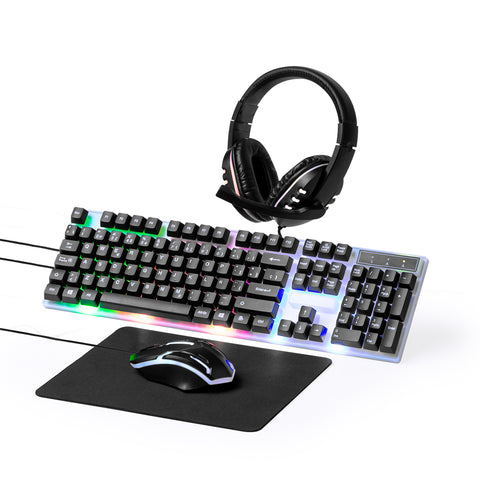 Gameru komplekts THRYM ar LED gaismām un apdruku