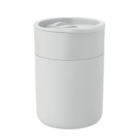 GOBLET PP krūze 330 ml baltā krāsā ar apdruku vai lāzergravējumu