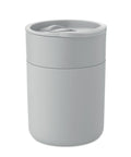 GOBLET PP krūze 330 ml pelēkā krāsā ar logo apdruku, reklāmas krūze