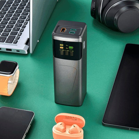 HAMA High Power Bank ar digitālo displeju un personalizāciju