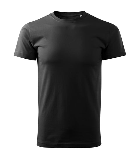 HEAVY NEW FREE kokvilnas T-krekls ar elastīgu apkakli logo personalizāciju