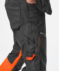 Helly Hansen Hi-Vis darba bikses tuvplāns ar Cordura detaļām