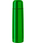 Termoss ar dubultsienu, hermētisku vāciņu un personalizētu apdruku, 500 ml zaļš