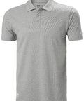 Pelēks Helly Hansen Manchester polo krekls – apdruka darba apģērbam