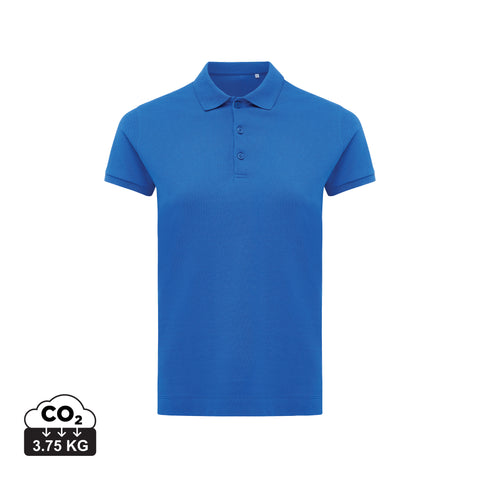 Soft touch sieviešu polo krekls apdrukai vai personalizētam dizainam zils