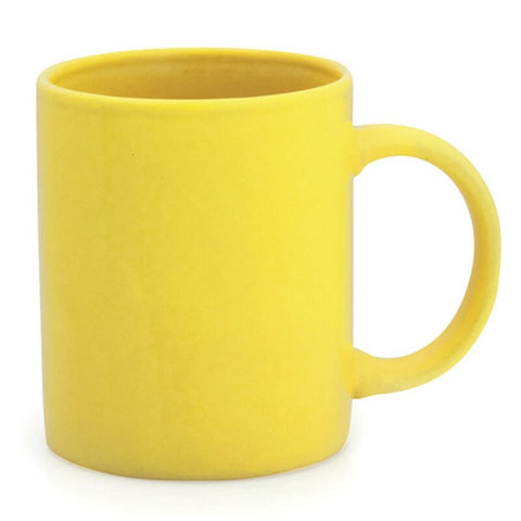 Keramikas krūze 300 ml ar logo druku dzeltena