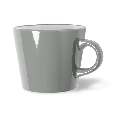 Keramikas krūze 350 ml ar logo apdruku pelēka