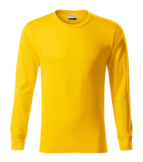 Slim fit T-krekls ar iespēju izšūt logotipu dzeltens