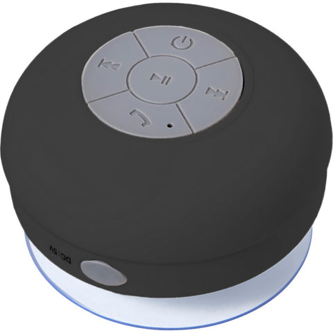 Kompakts Bluetooth skaļrunis Trif ar piesūcekni dušai, personalizējams ar logo