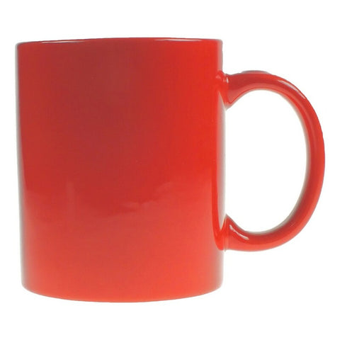 300 ml krūze ar logo druku sarkana