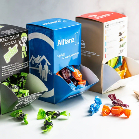 Ledenes kastītē DISPLAY ar apdruku un display iepakojumu