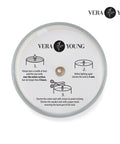 Roku darināta Lemongrass & Ginger Vera Young sojas svece personalizēta, pamācība