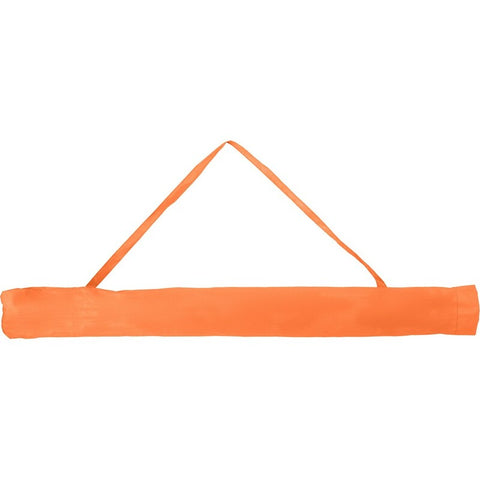Liels pludmales lietussargs SUMMER ar apdruku un logo, salocīts