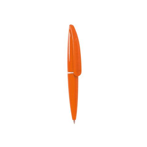 Reklāmas lodīšu pildspalva MINI HALL ar uzņēmuma logo oranža