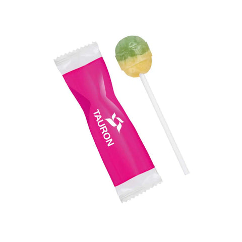 lolly ledenes ar logo uz kociņa dažādu garšu mix