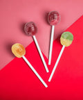 reklāmas ledenes lolly ar vitamīniem uz kociņa
