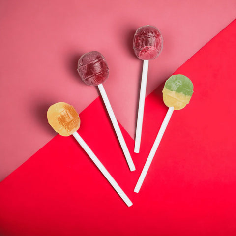 reklāmas ledenes lolly ar vitamīniem uz kociņa