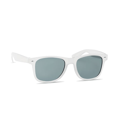 macusa saulesbrilles baltas ar logo rpet uv400