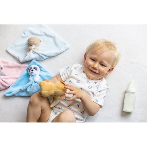 Miega lupatiņa Lorrie plīša panda ar personalizējamu apdruku