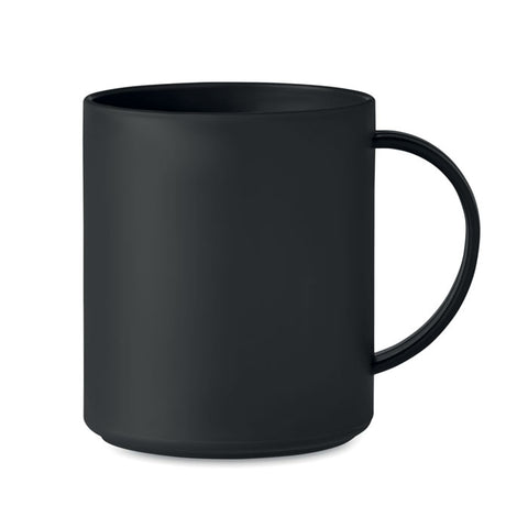 Melnā MONDAY krūze ar personalizāciju un apdruku reklāmai