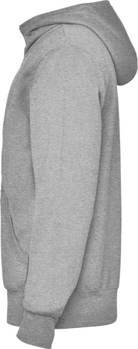 Pelēks Montblanc unisex hūdijs nosaukums apdruka izšūšana logo