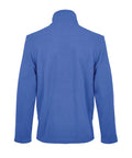 NITRO unisex mikroflīsa jaka zila ar logo, personalizācija ar apdruku vai izšuvumu