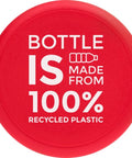 pudele oshey izgatavota no 100 procentu pārstrādātas plastmasas