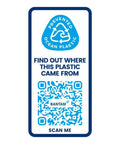 informācija par pārstrādātu okeāna plastmasu oshey pudelei