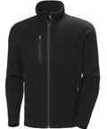 Melna flīsa jaka OXFORD Helly Hansen ar logo izšūšanu – priekšpuse