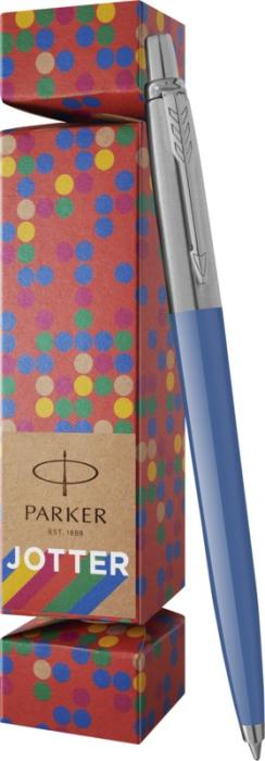 Parker Jotter lodīšu pildspalva ar ABS plastmasas korpusu un “cracker” dāvanu kastīti