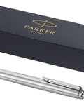 Parker Jotter lodīšu pildspalva ar nerūsējošo tēraudu un zilu tinti