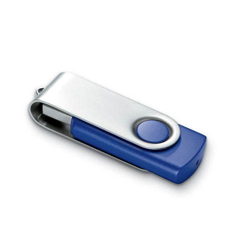 PENDRIVE 16 GB USB zibatmiņa tumši zilā krāsā ar personalizāciju