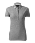 Pelēks sieviešu polo krekls Perfection ar logo izšuvumu – darba formas