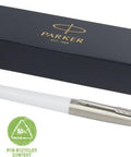 Personalizēta Parker Jotter lodīšu pildspalva ar pārstrādātu plastmasu un tēraudu