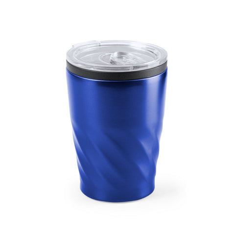 Personalizējama tērauda krūze ar termoizolāciju zila