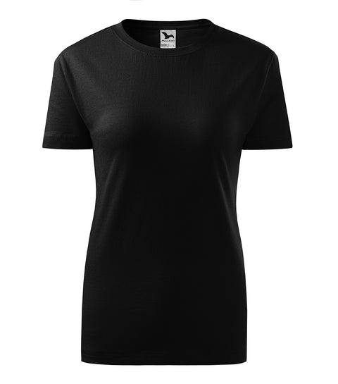 T-krekls ar izšūtu uzņēmuma logo Classic new sieviešu