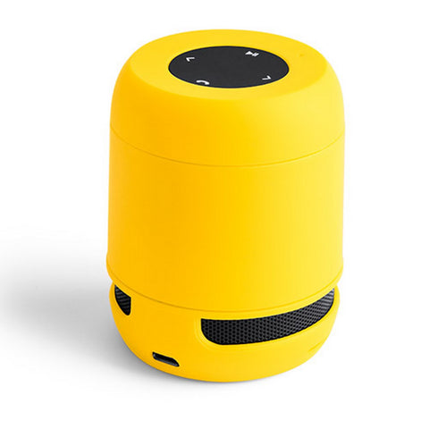 Personalizēts reklāmas skaļrunis ar logo – RAINBOW BT 4.2 dzeltens