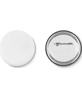 Piespraudes PIN aizmugure ar metāla stiprinājumu un balta priekšpuse Ø5,8 cm
